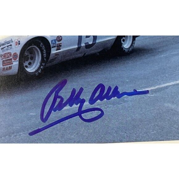 Bobby Allison Signed Program Vintage Warner W Hodgdon 400 JSA COA - Picture 3 of 7